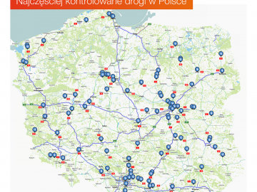 Najczęściej kontrolowane drogi w Polsce &ndash; sprawdź nim wyruszysz